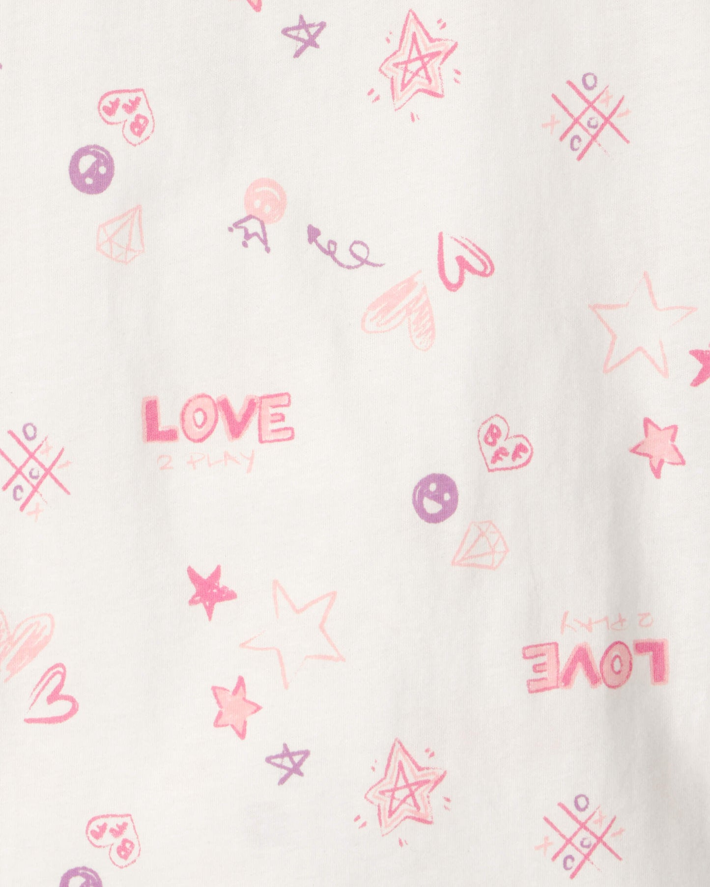Girls 'Love' Top - Ivory