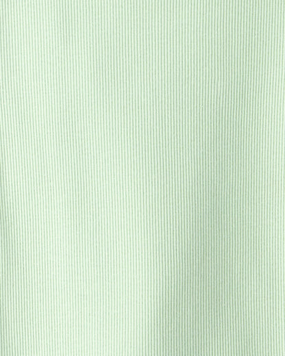 Girls Rib Top - Green