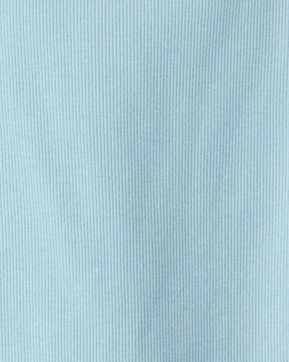 Girls Rib Top - Blue