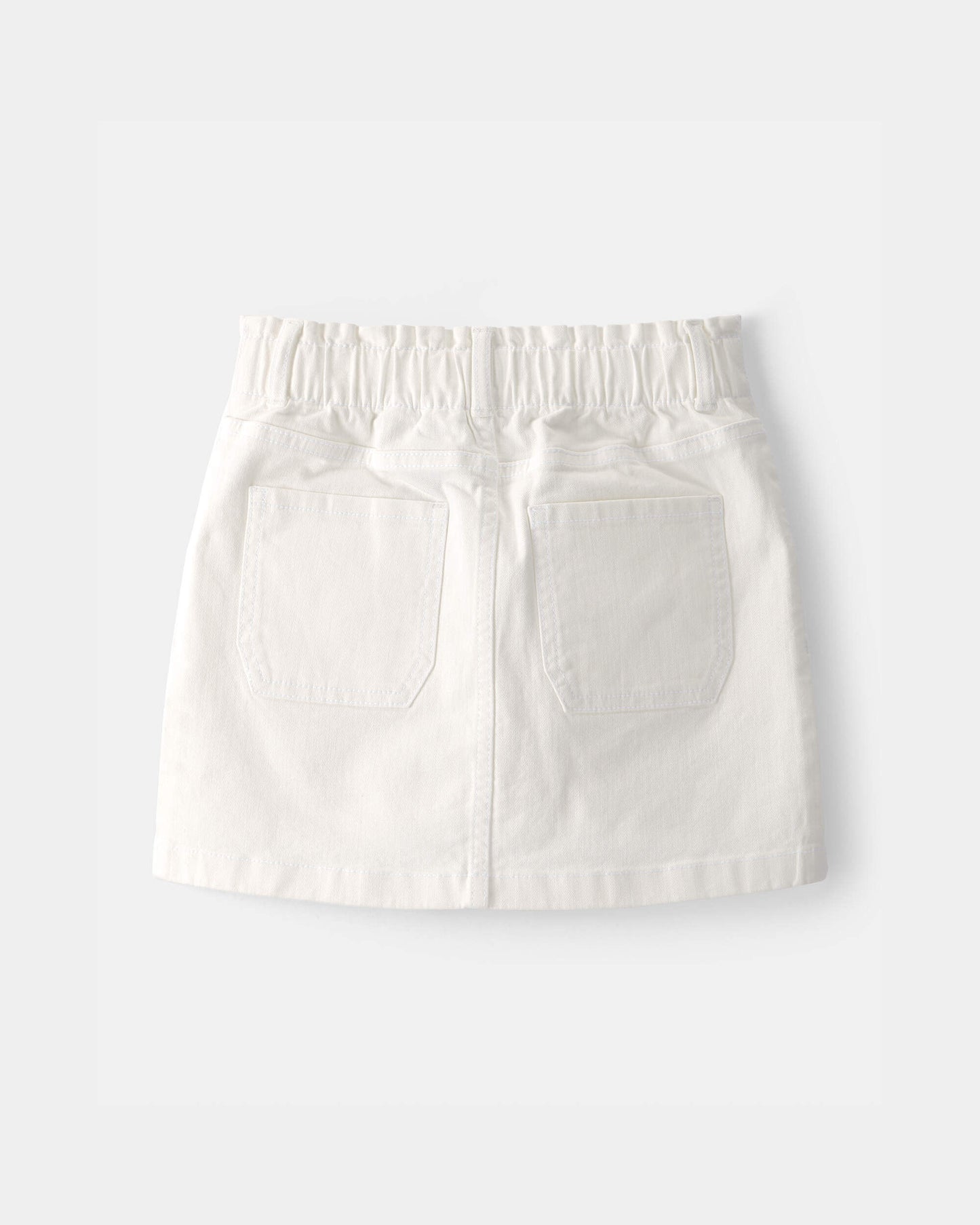 Girls Utility Skirt  - White