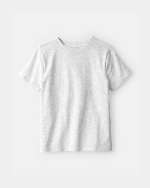 Kids Solid T-Shirt - Grey