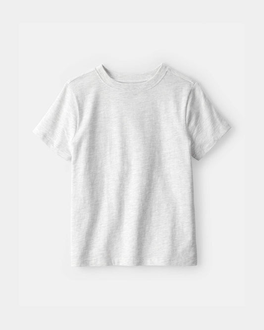 Kids Solid T-Shirt - Grey