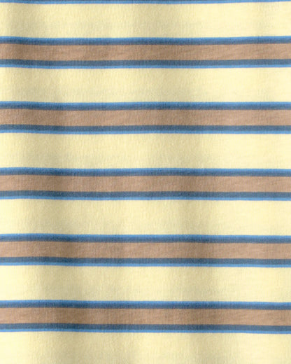 Kids Striped T-Shirt - Yellow/Brown