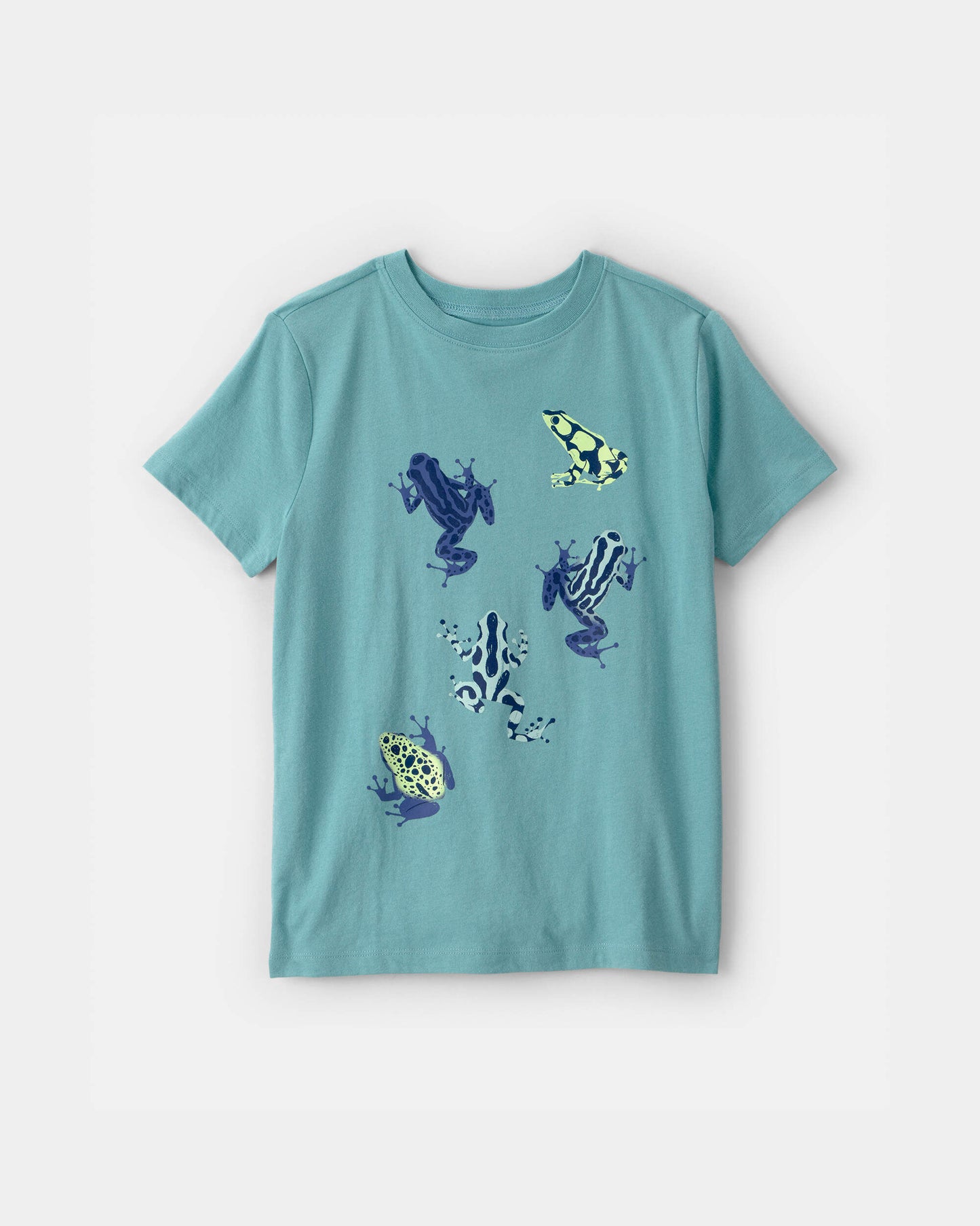 Kids Frog Graphic Tee - Green