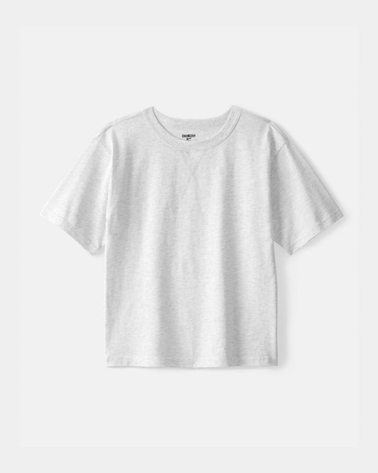 Boys Short-Sleeve T-Shirt - Heathered Grey