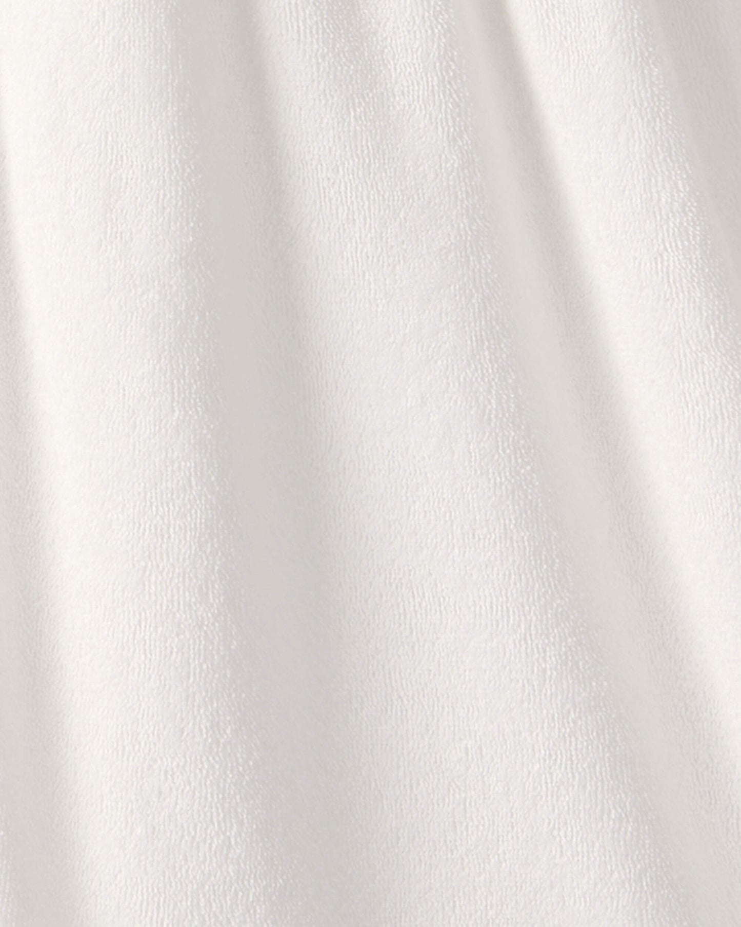 Girls Terry Long-Sleeve Cover Up - White