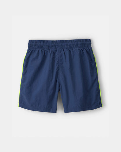 Boys Colourblock Active Shorts - Blue