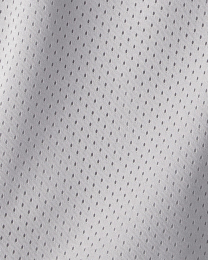 Boys Striped Mesh Active Shorts - Grey