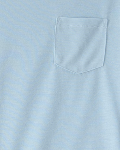 Boys Gaming Loose Fit 2-Piece Pajama Set - Blue/Grey