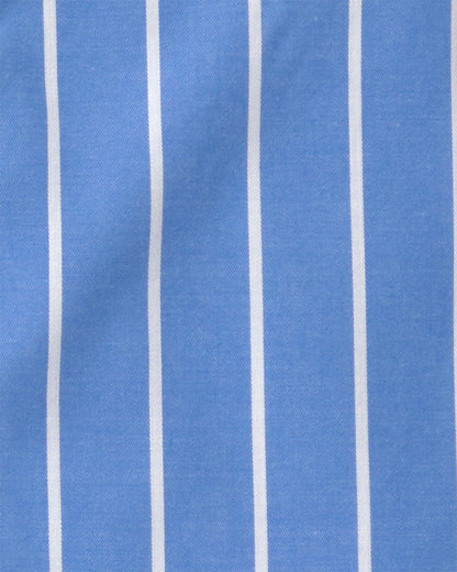 Boys Striped Loose Fit 2-Piece Pajama Set - Blue