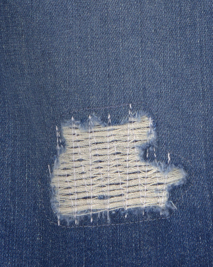 Girls Frayed Denim Skimmer Shorts - Dark Wash