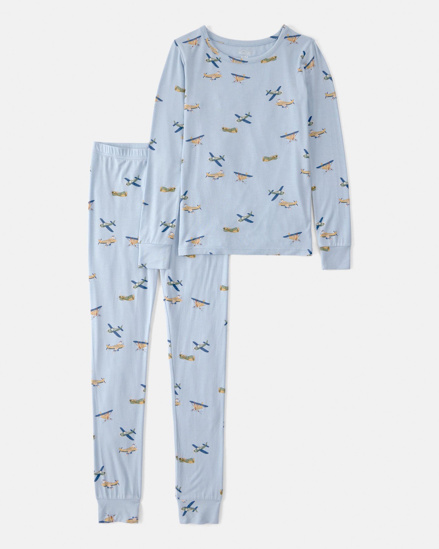 Boys Plane PurelySoft 2-Piece Pajama Set - Blue