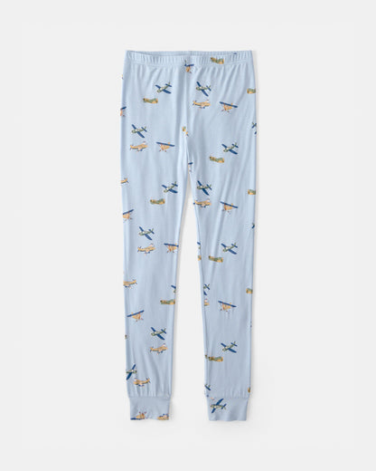 Boys Plane PurelySoft 2-Piece Pajama Set - Blue