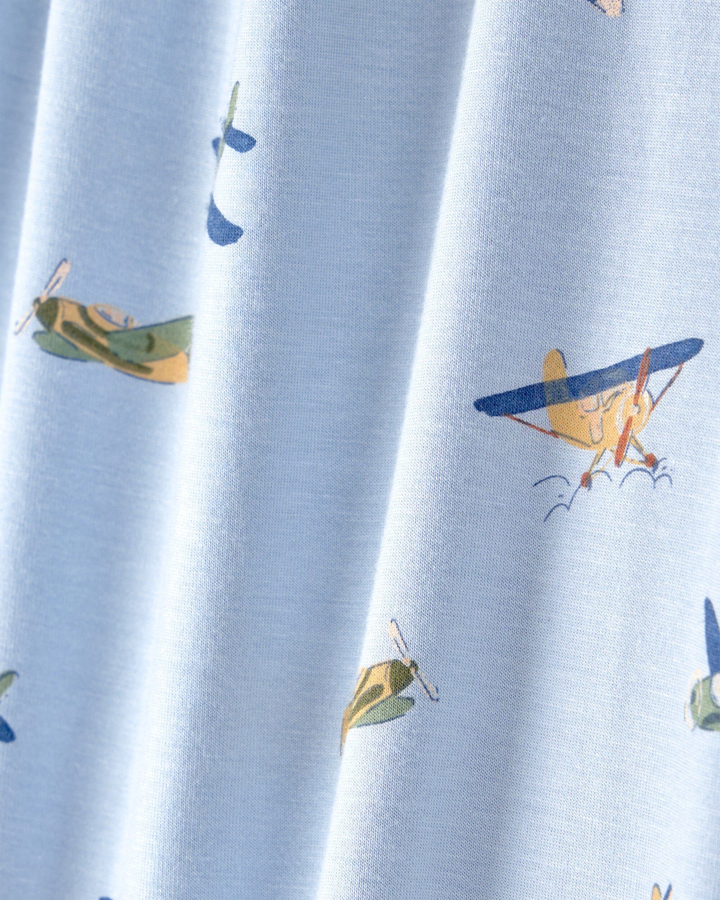 Boys Plane PurelySoft 2-Piece Pajama Set - Blue