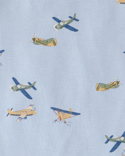 Boys Plane PurelySoft 2-Piece Pajama Set - Blue