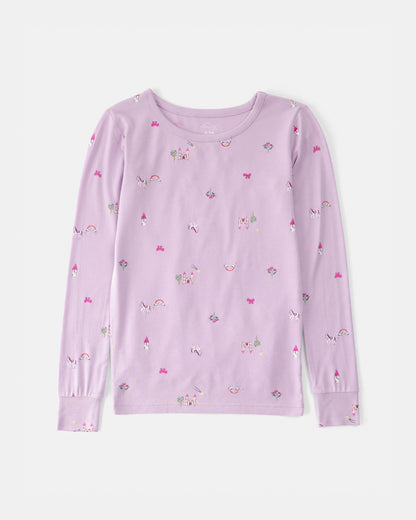Girls Fairytale PurelySoft 2-Piece Pajama Set - Purple
