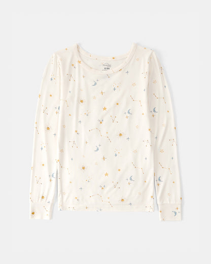 Kids Constellation PurelySoft 2-Piece Pajama Set - Cream