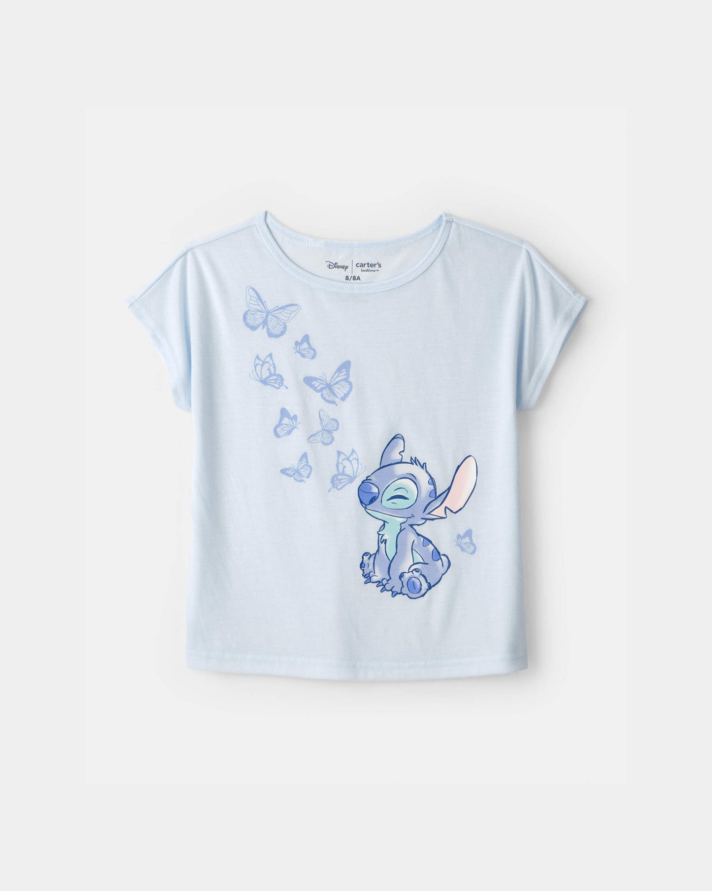 Girls 2-Piece Disney© Lilo & Stitch Short-Sleeve Pajama Set - Blue