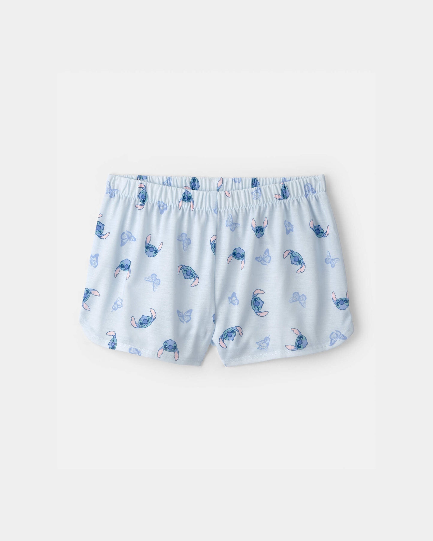 Girls 2-Piece Disney© Lilo & Stitch Short-Sleeve Pajama Set - Blue