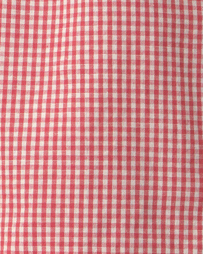 Boys 2-Piece Top & Shirt Set Made with Organic Cotton in Red Gingham