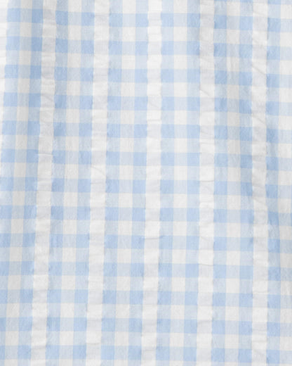 Boys Seersucker Button-Front Shirt Made with Organic Cotton