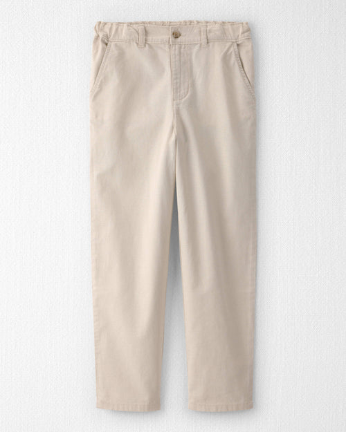 Boys Linen Pants Made with Organic Cotton