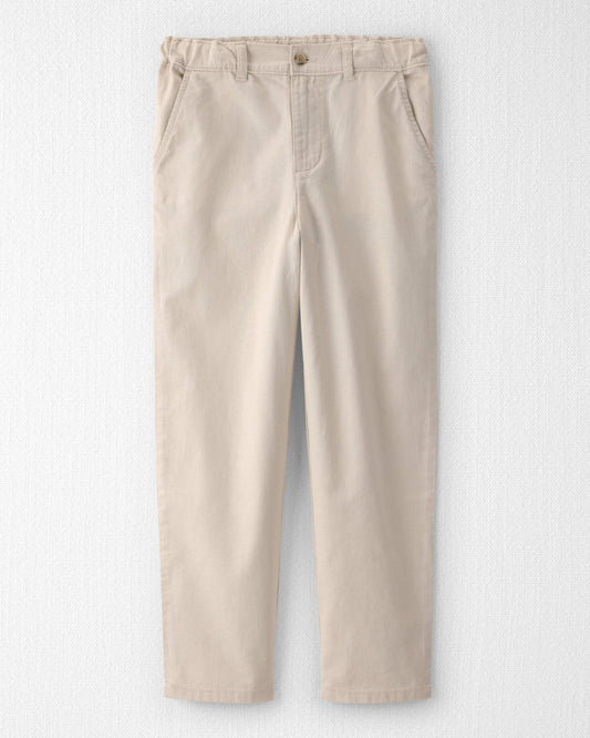 Boys Linen Pants Made with Organic Cotton