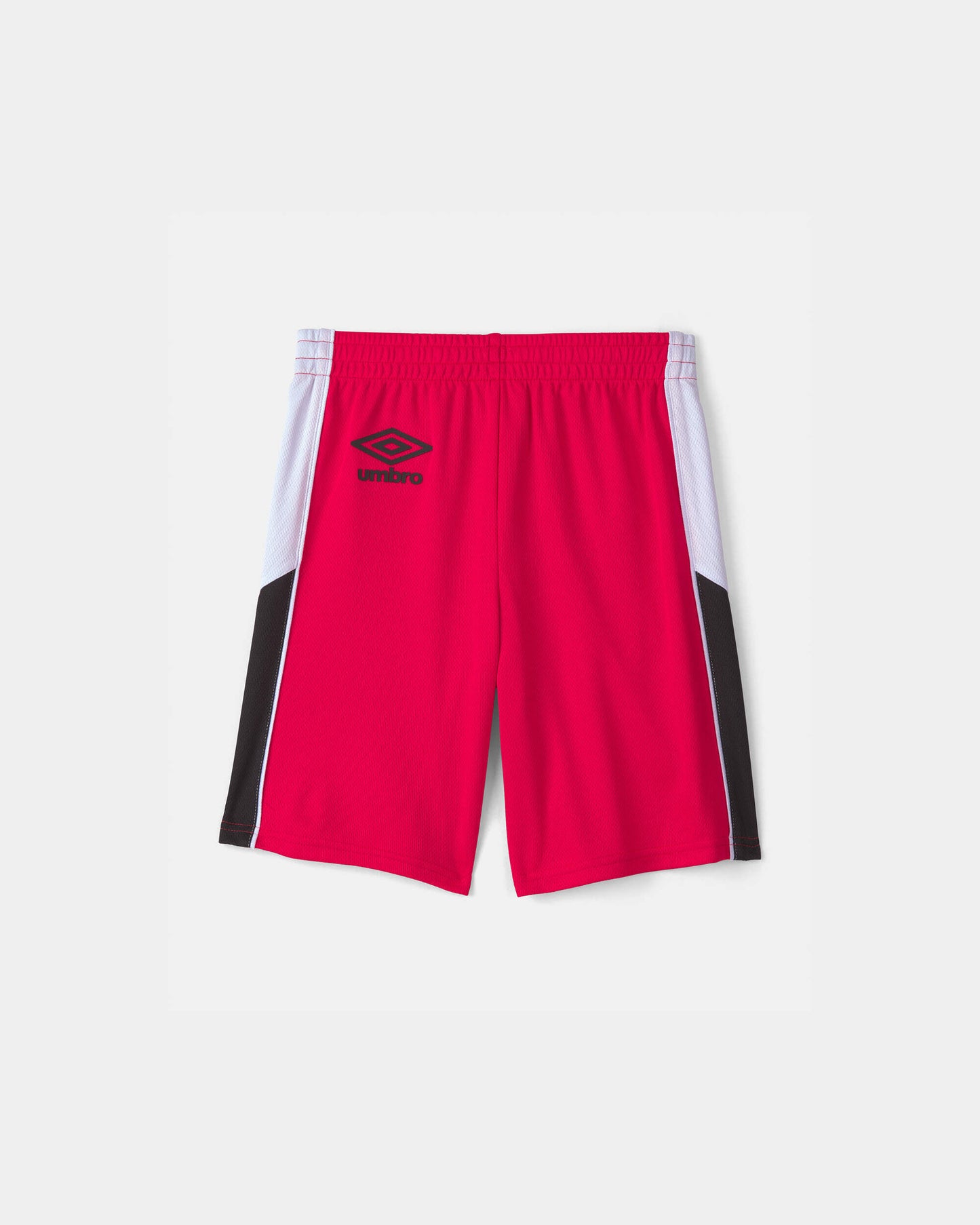 Kids Umbro Canada Mesh Soccer Shorts - Red/White/Black