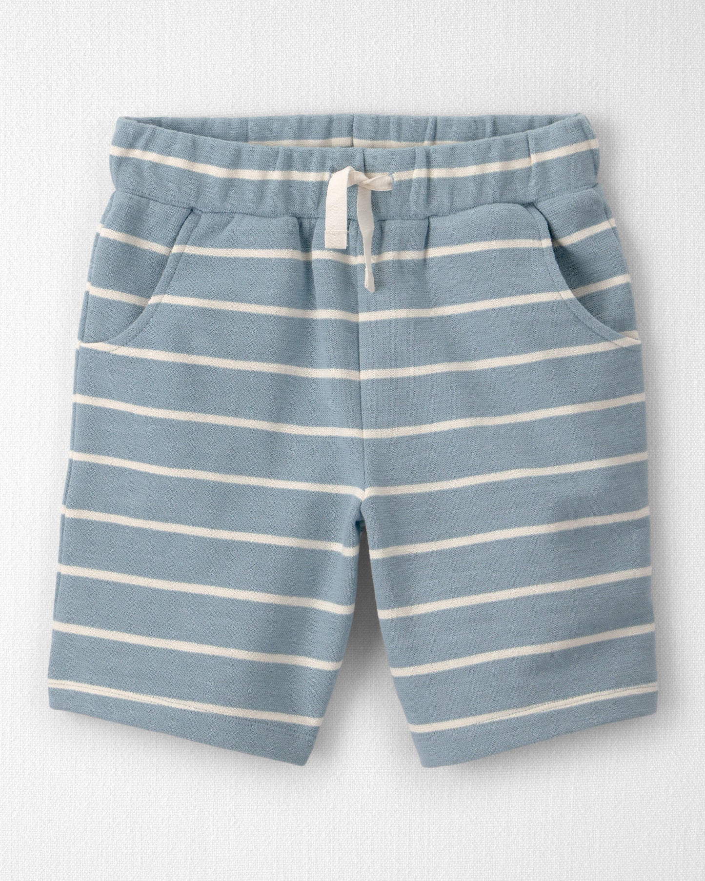Kids 2-Piece Organic Cotton Top & Short Set in Stripes