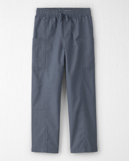 Boys Relaxed Linen Pants Made with Organic Cotton