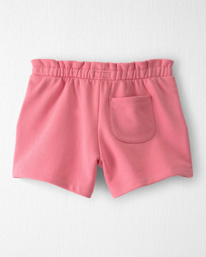 Girls French Terry Shorts Made with Organic Cotton
