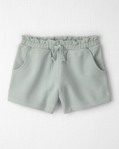 Girls French Terry Shorts Made with Organic Cotton