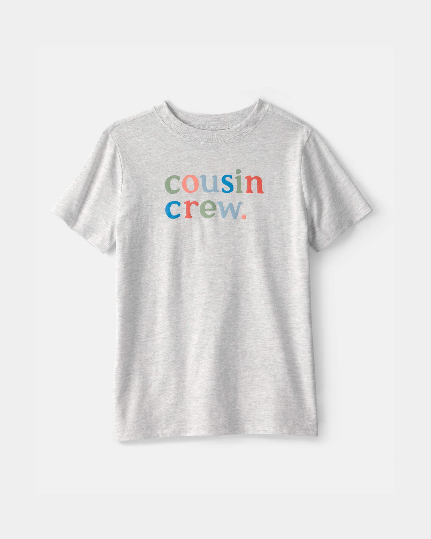 Kids 'Cousin Crew' Graphic Tee - Grey