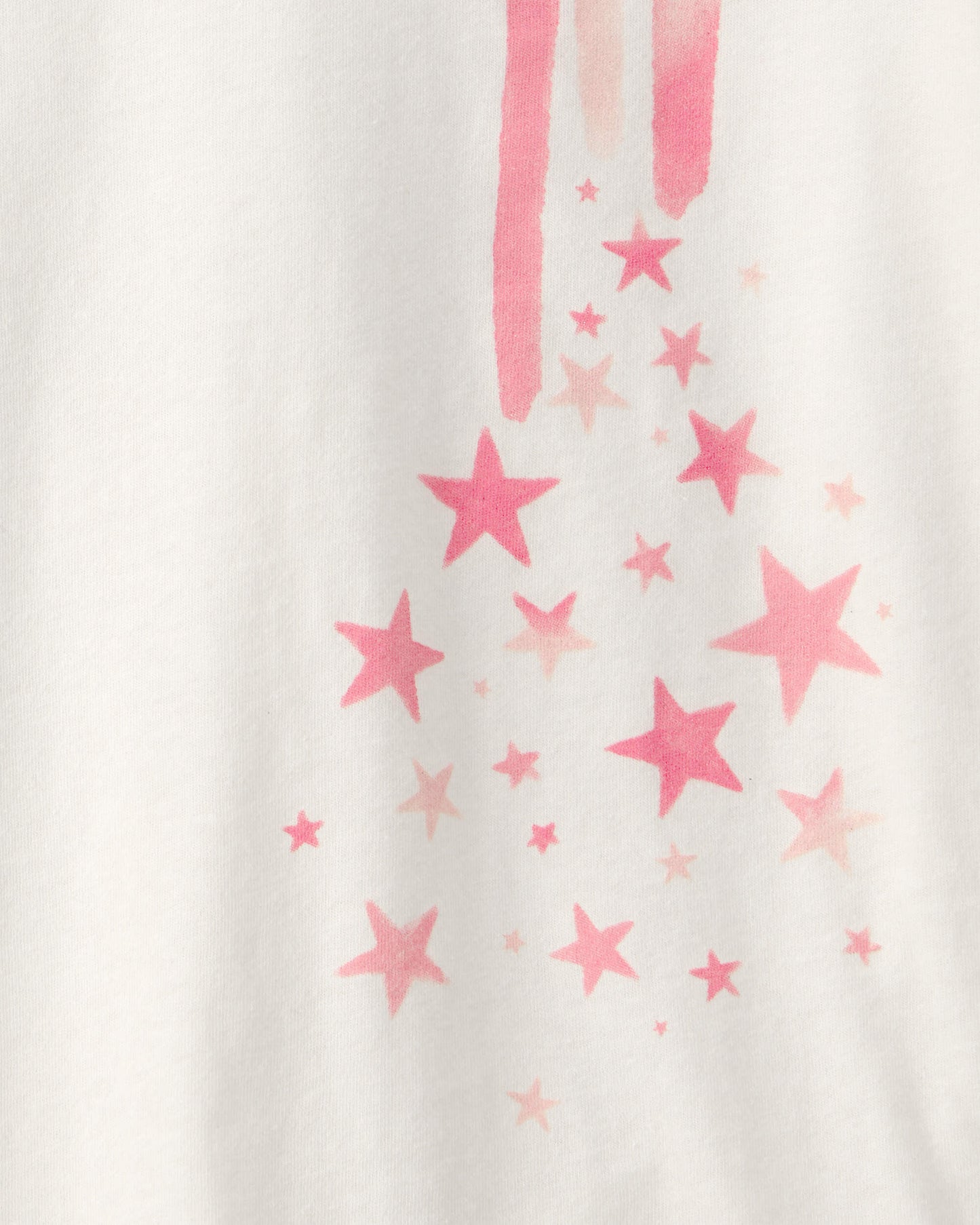 Girls Rainbow Graphic Tee - Ivory