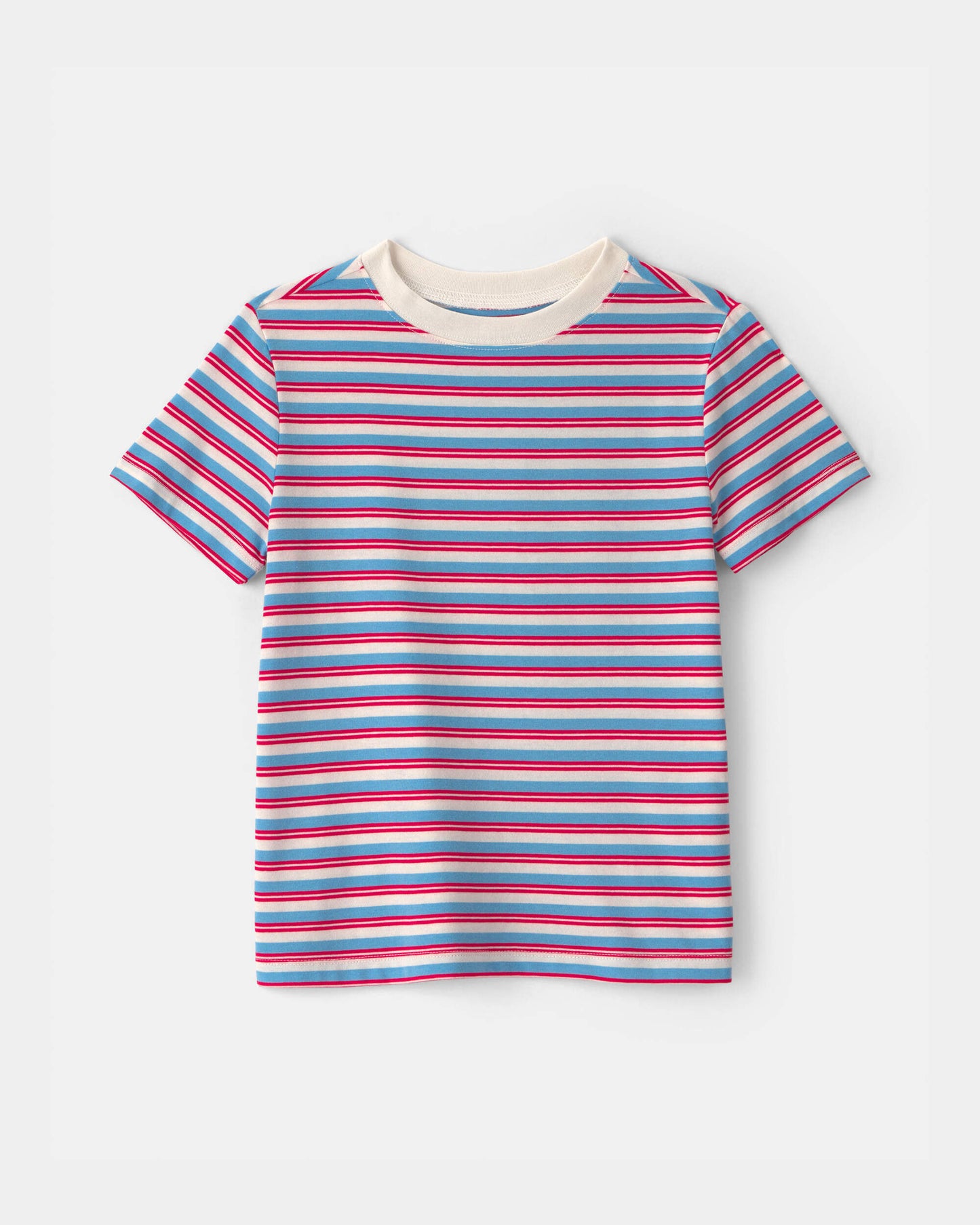 Kids Striped Tee - Red/White/Blue