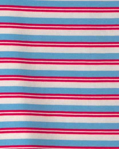 Kids Striped Tee - Red/White/Blue