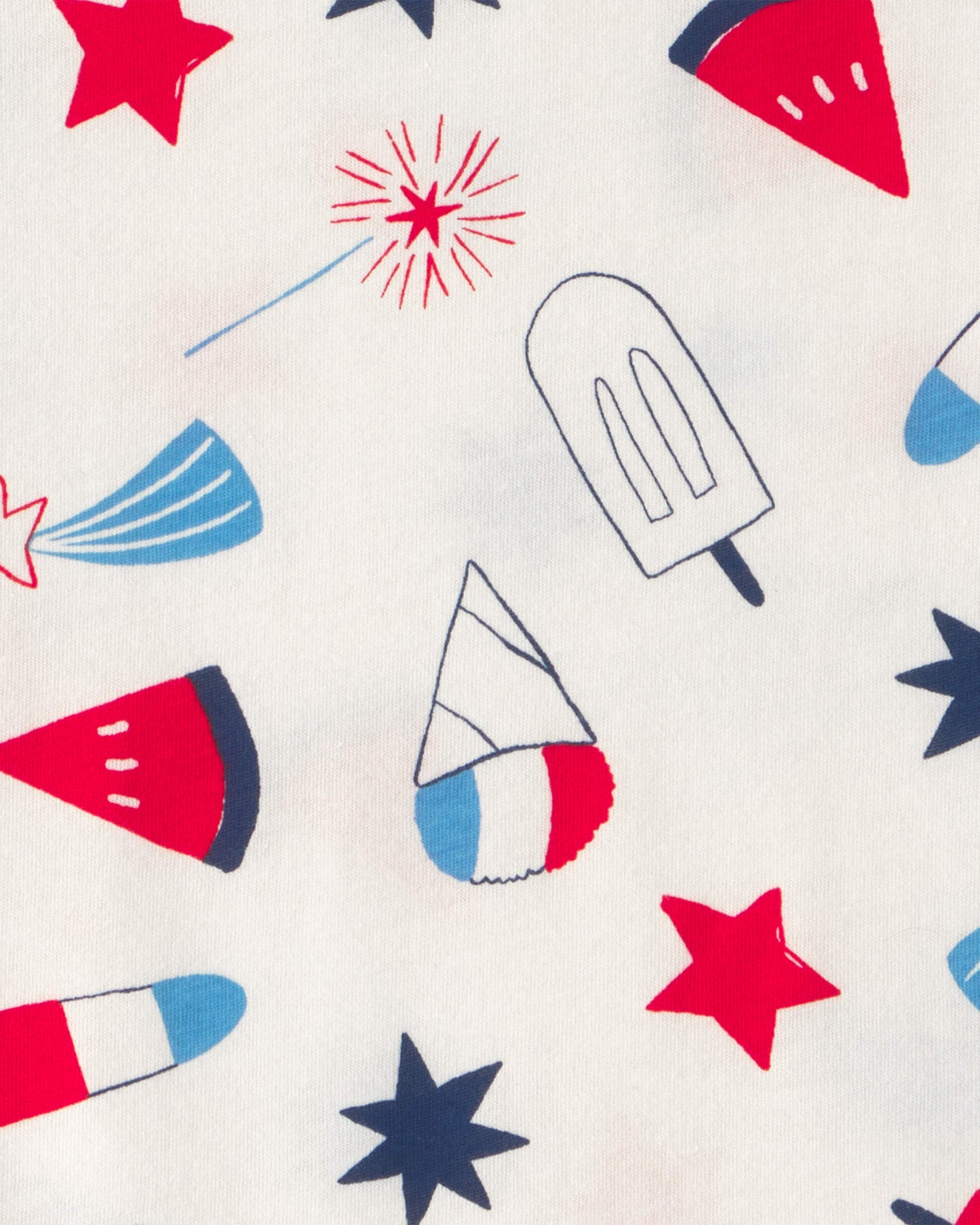 Kids Fourth Of July Popsicle Tee