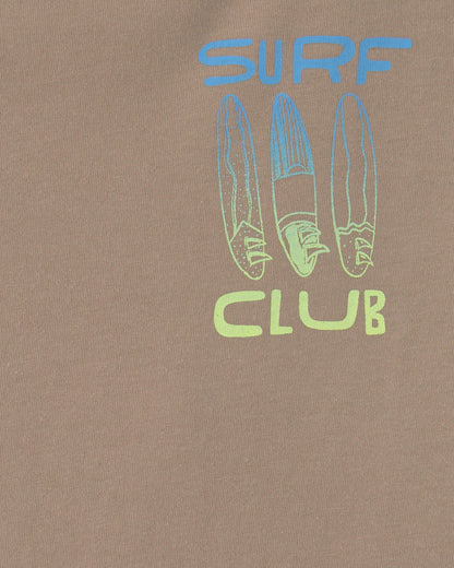 Boys 'Surf Club' Graphic Tank - Brown