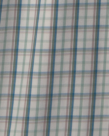 Boys 2-Piece Plaid Pajama Bottoms - Blue/Grey