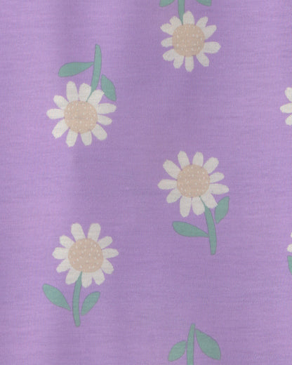 Girls 2-Pack Floral Night Gowns - Purple