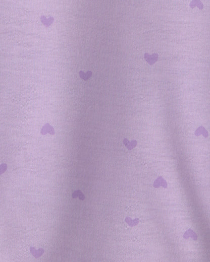 Girls 2-Pack Floral Night Gowns - Purple