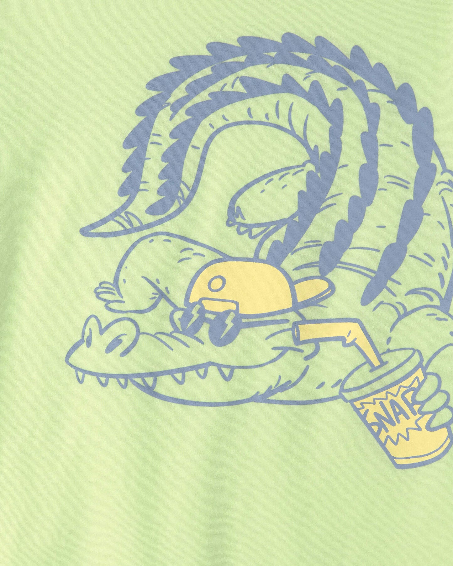 Boys Alligator Graphic Tee - Green