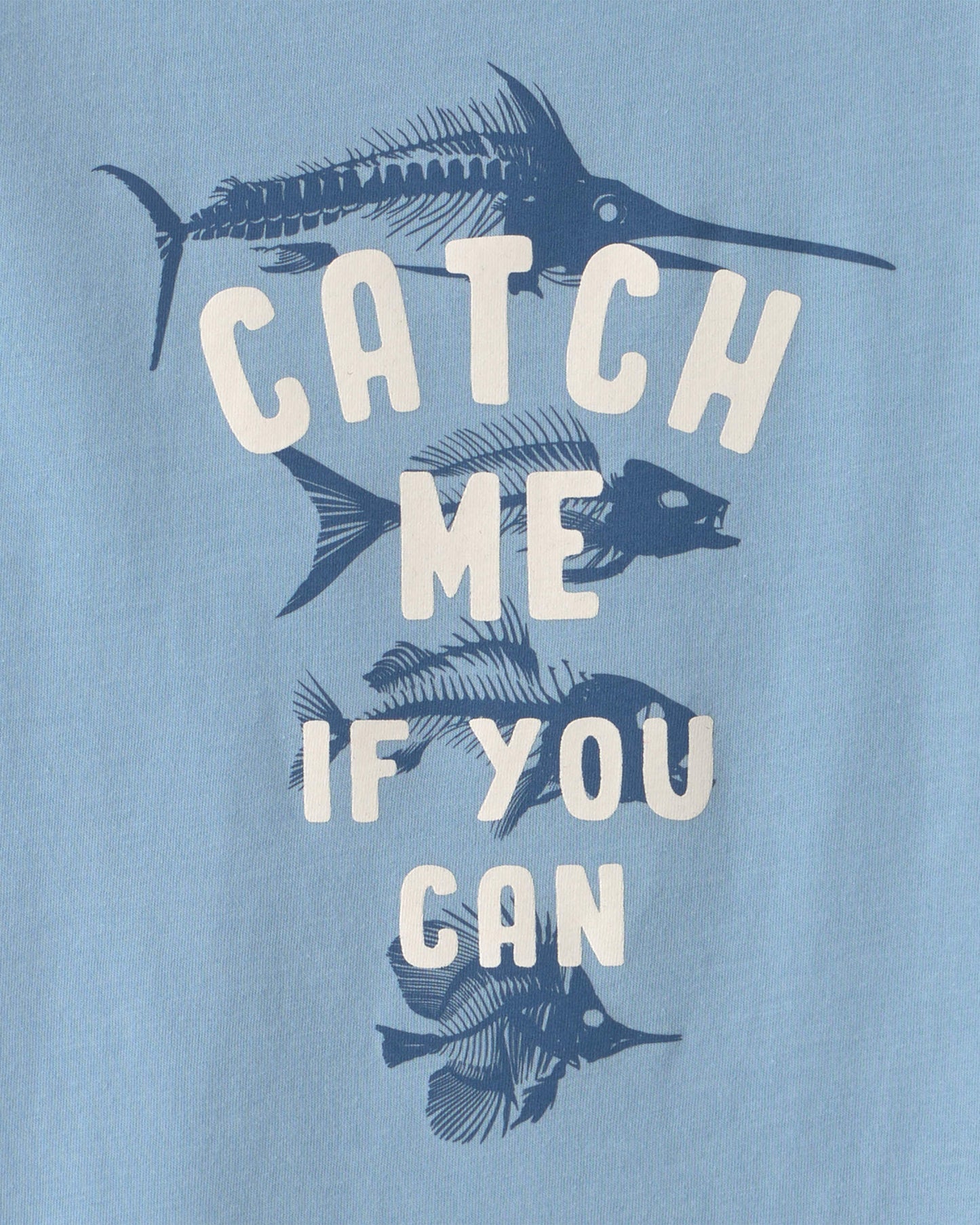 Boys Fish Graphic Tee - Blue