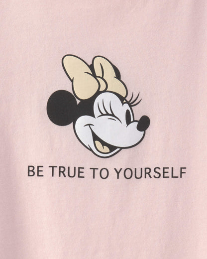 Girls Disney© Minnie Mouse Graphic Tee - Pink