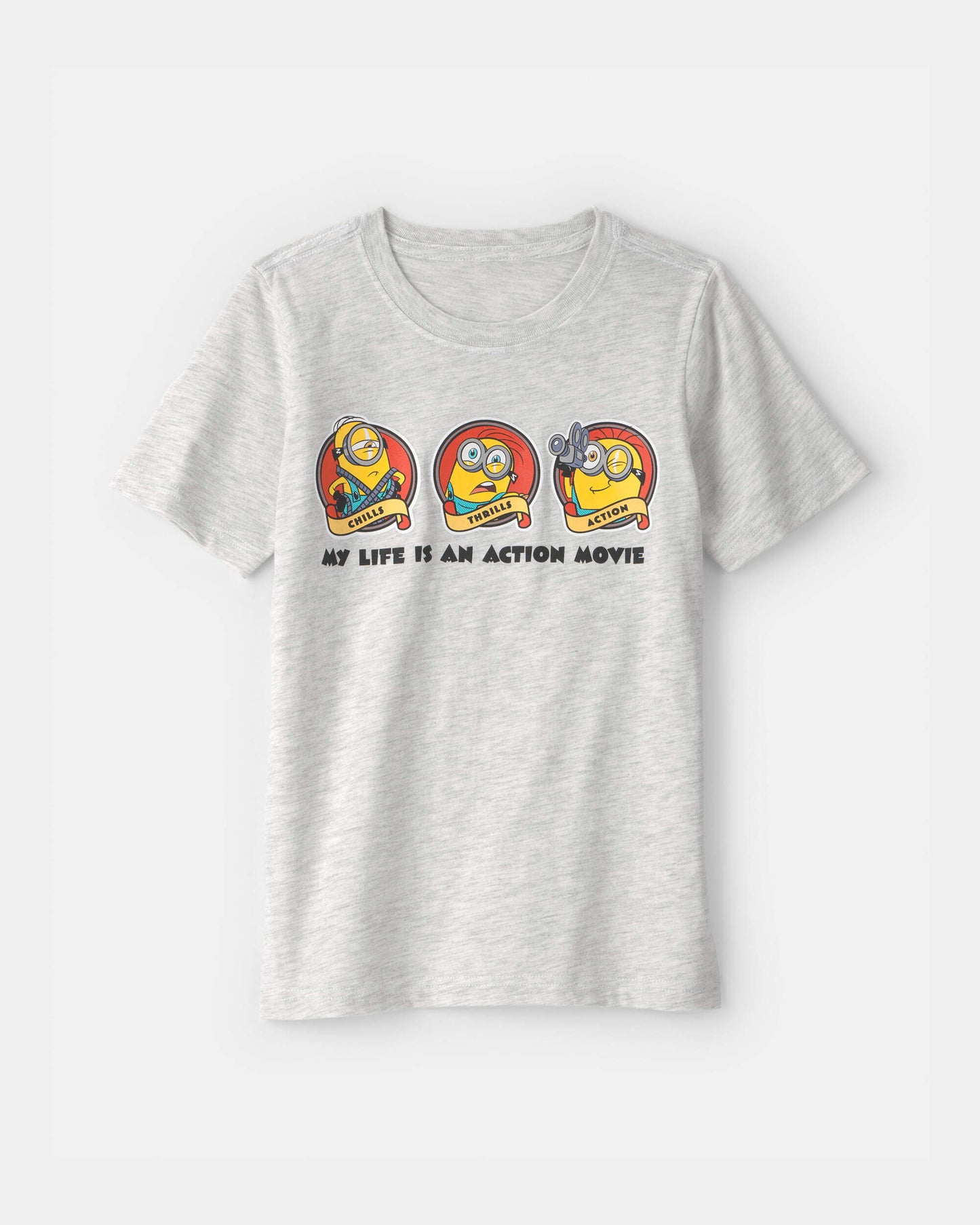 Kids Despicable Me Minions Graphic Tee - Grey