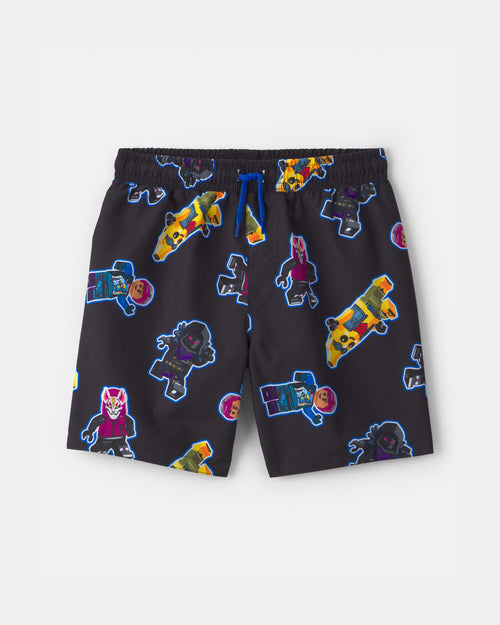 Boys Lego Fortnite Swim Trunks - Black