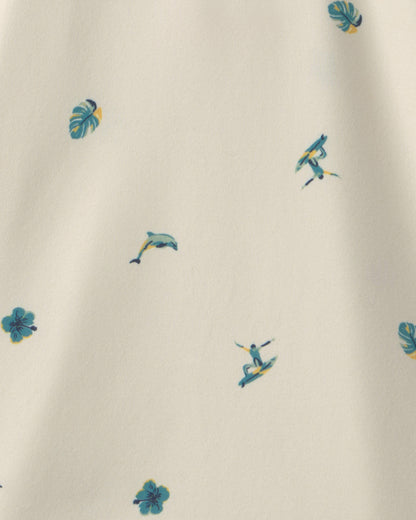 Boys Surf Active Polo Shirt - Ivory
