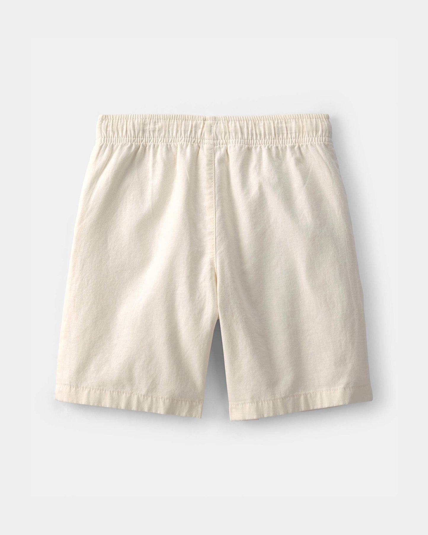 Boys Twill Cargo Shorts - Cream