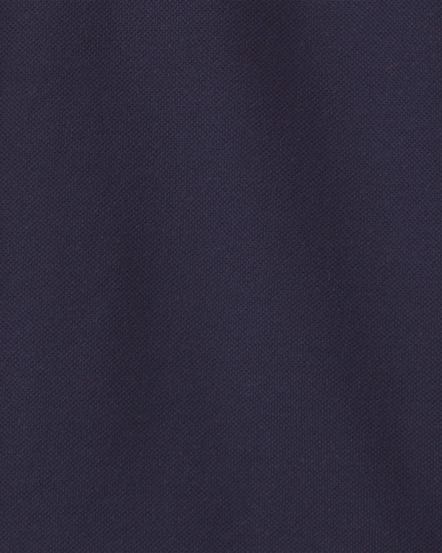 Boys Uniform Piqué Long-Sleeve Polo Shirt - Navy