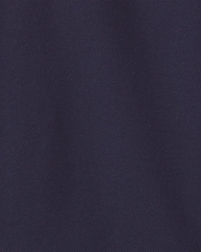 Boys Uniform Piqué Long-Sleeve Polo Shirt - Navy